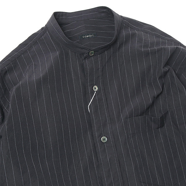 バンドカラーシャツ / CHALK STRIPE (Q03-02002) | COMOLI / シャツ