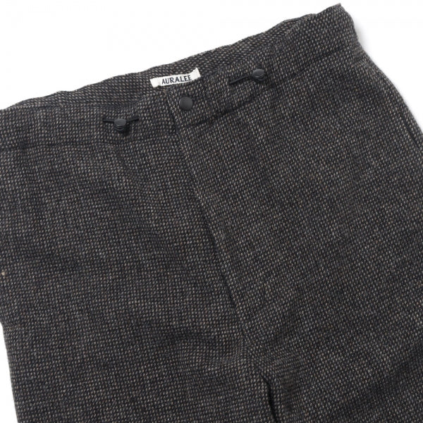 WOOL HAIRLINE LIGHT TWEED OVER PANTS (A22AP02DT) | AURALEE