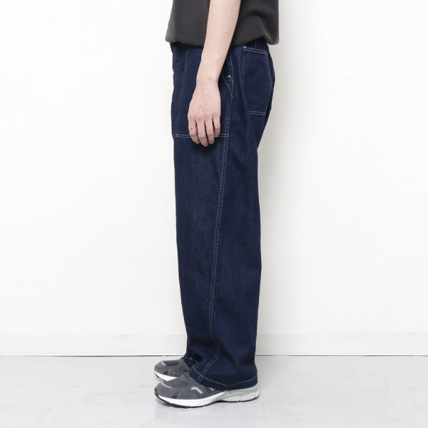 インディゴ スビンコットン 11.5oz デニム ベイカーパンツ(OW) (NPTM