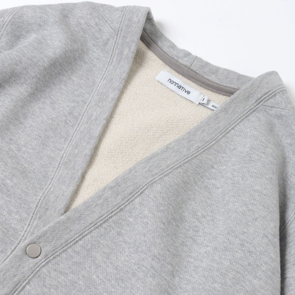 DWELLER CARDIGAN COTTON SWEAT OVERDYED VW (NN-C4103) | nonnative