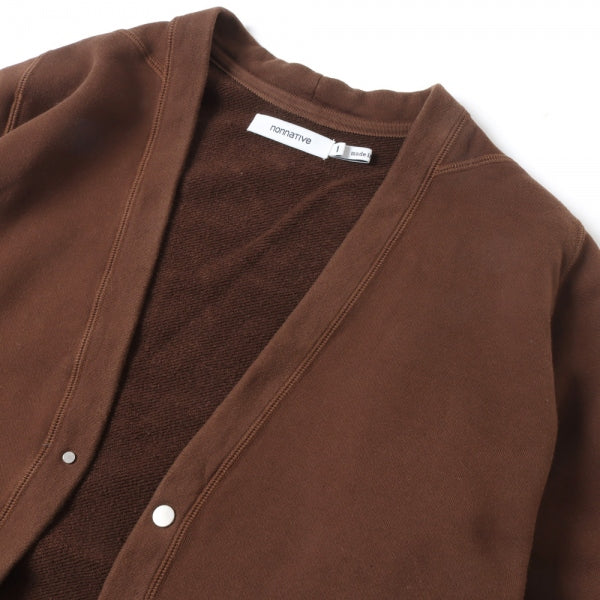 DWELLER CARDIGAN COTTON SWEAT OVERDYED VW (NN-C4103) | nonnative