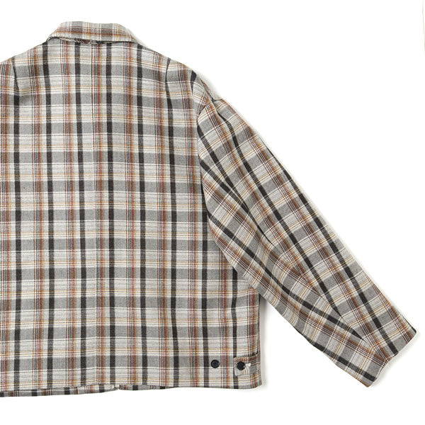 DOUBLE FACE CHECK ZIP BLOUSON (A9AB02BN) | AURALEE / ジャケット