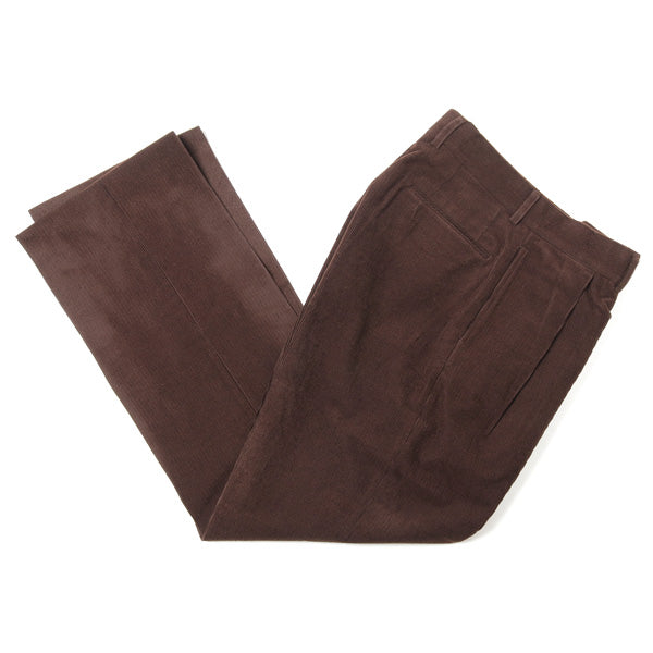 Brown Chocolate Cotton Corduroy Trouser - Junior's