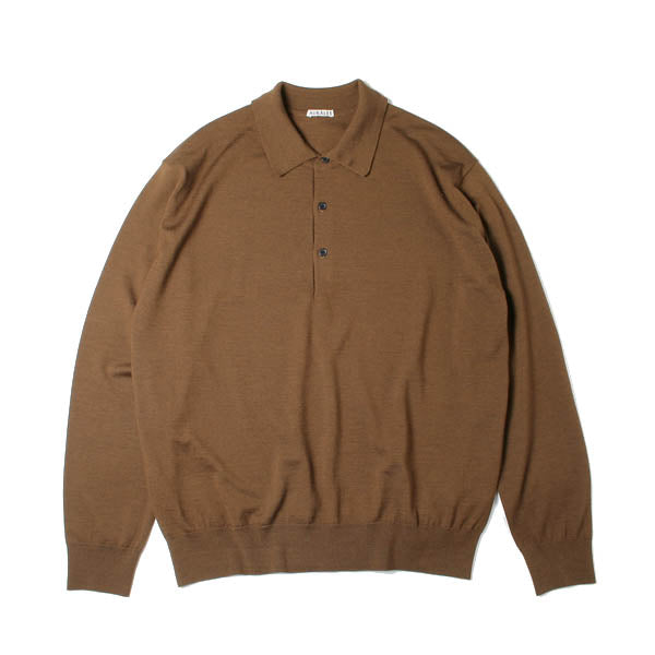 WOOL CASHMERE HIGH GAUGE KNIT POLO (A7AP02HG) | DIVERSE / トップス