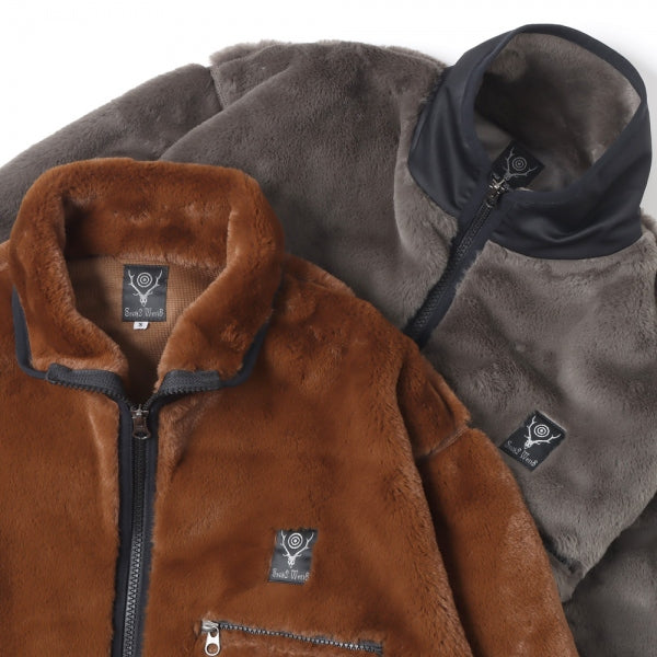 South2West8 Piping Jacket - Micro Fur
