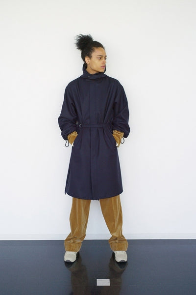 LIGHT MELTON LONG HOODED COAT (A7AC01LM) | DIVERSE / ジャケット