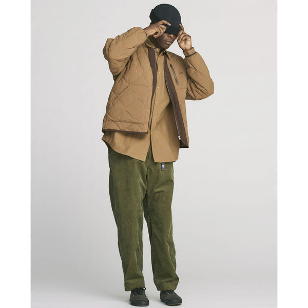 Corduroy Wide Tapered Pants (NT5155N) | THE NORTH FACE PURPLE 