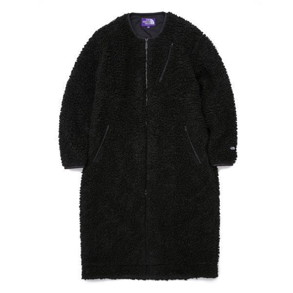 Wool Boa Fleece Field Long Coat (NAW2050N) | THE NORTH FACE PURPLE 