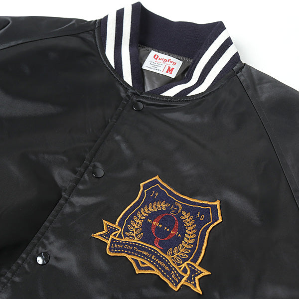 NYLON PADDING VARSITY JACKET