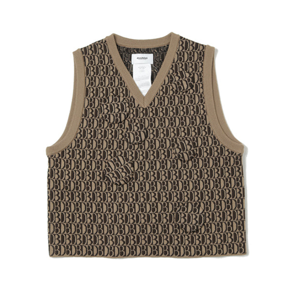 MONOGRAM JQ KNIT VEST (21AW34KN58) | doublet / トップス (MEN