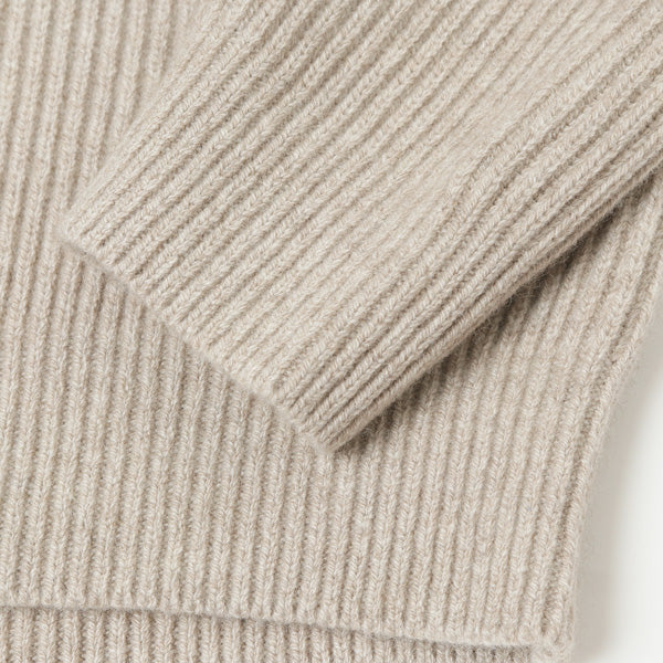 CASHMERE WOOL RIB KNIT BIG P/O (A9AP01CW) | AURALEE / トップス