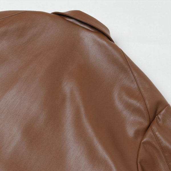 Synthetic Leather Half Coat (DWUB015) | DIGAWEL / ジャケット (MEN