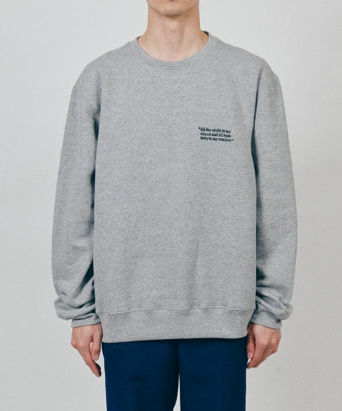 Sweatshirt(ready-made) embroidery