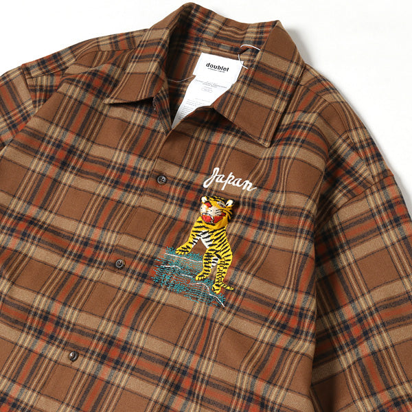 doublet PUPPET ANIMAL CHECK SHIRT