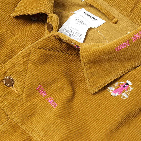 VIETNAM EMBROIDERY CORDUROY JACKET (20AW15BL107) | doublet 