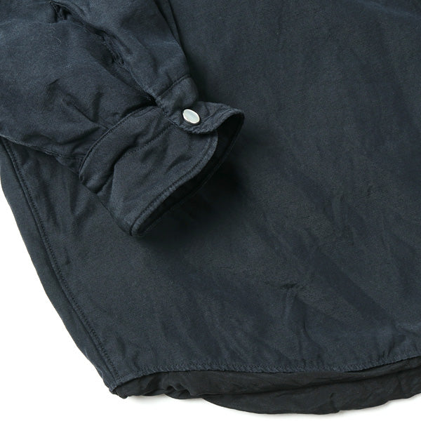 ナイロンシルク中綿 シャツジャケット (Q03-01004) | COMOLI / シャツ