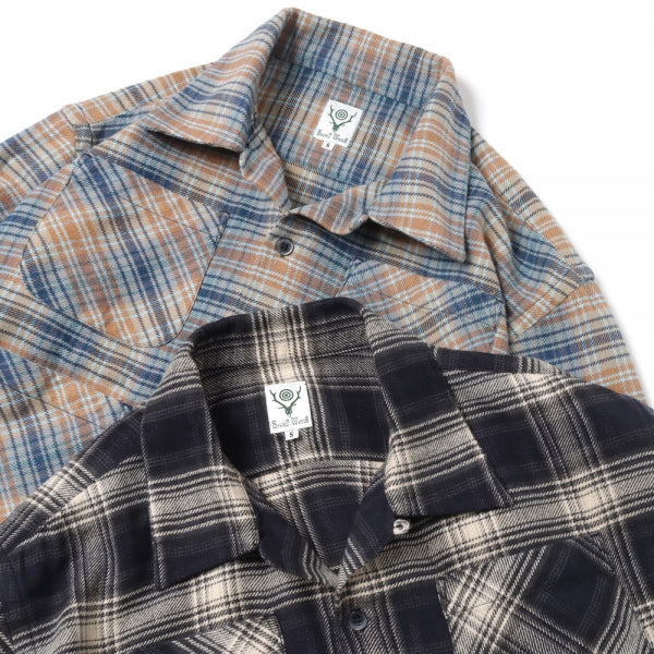 6 Pocket Shirt - Twill Plaid (LQ747) | South2 West8 / シャツ (MEN