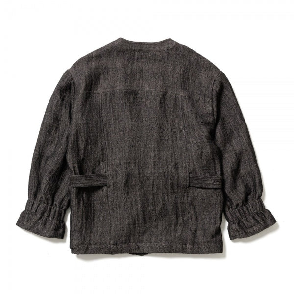 WOOL LINEN BUSH JACKET (22AW-JKM-012) | Sasquatchfabrix