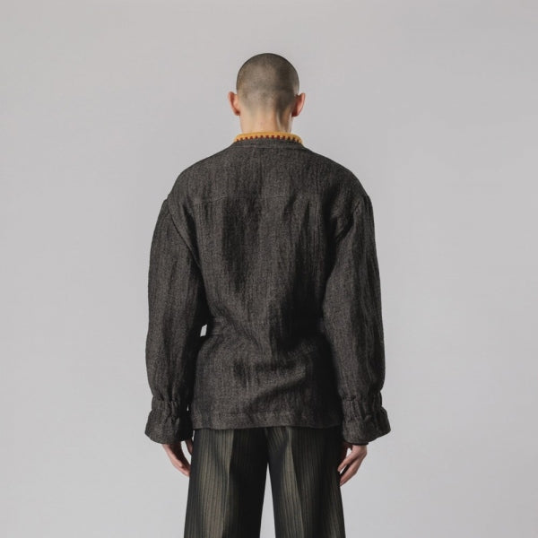 sasquatchfabrix WOOL LINEN BUSH JACKET | gulatilaw.com