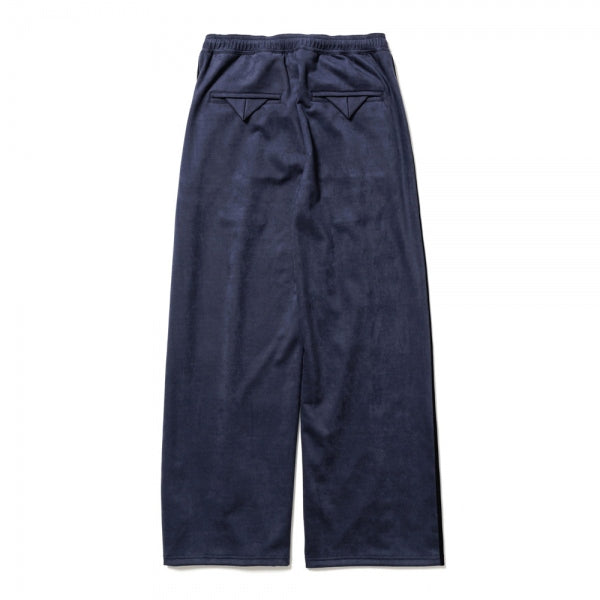 FAUX SUEDE FLARE SILHOUETTE TRACK PANTS (22AW-PA9-012 