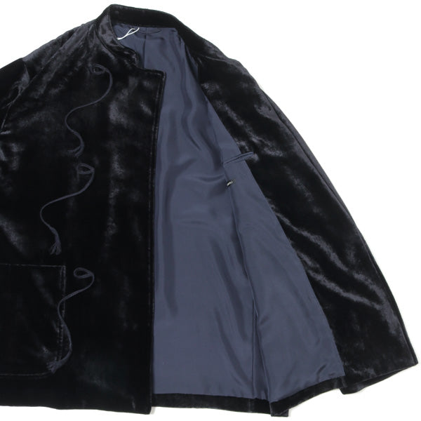 シルク別珍 スタンドカラージャケット (U03-01006) | COMOLI 
