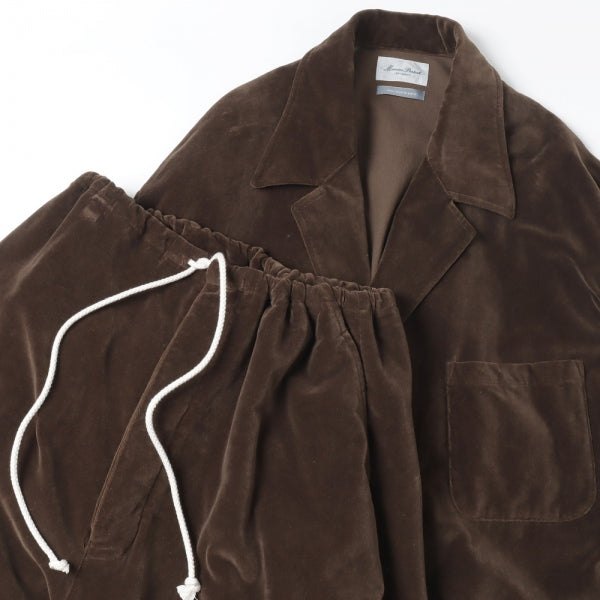 3 Button Jacket (MSPM-2010S(BROWN VELOUR)) | Marvine Pontiak Shirt 