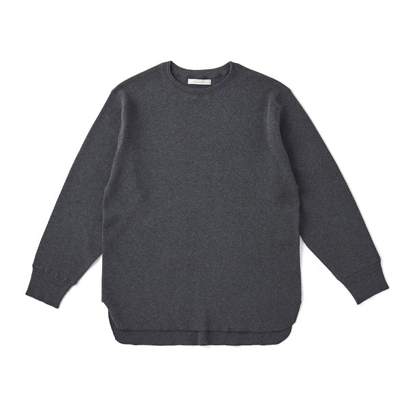 HARD TWIST HONEYCOMB WUFFLE CREW-NECK (212OJ-KN06) | OLD JOE & CO