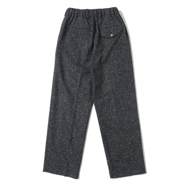 FLAT FRONT TROUSERS CASHMERE DONEGAL TWEED (A22C-19PT01C