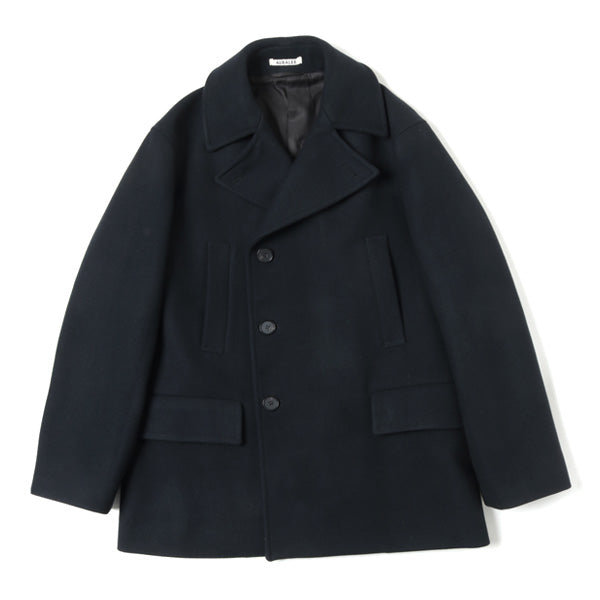 SUPER FINE MELTON HALF COAT (A20AC02WM) | AURALEE / ジャケット