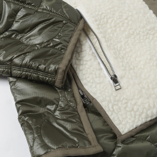 FACETASM ファセッタズム 19AW ZIPPER SHERPA QUILTED LINER JACKET ...