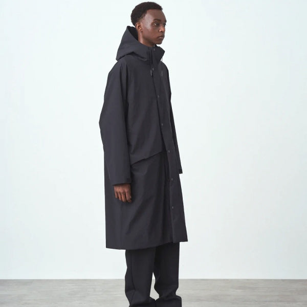 ATON ASAKO NYLON HOODED COAT 04 - モッズコート