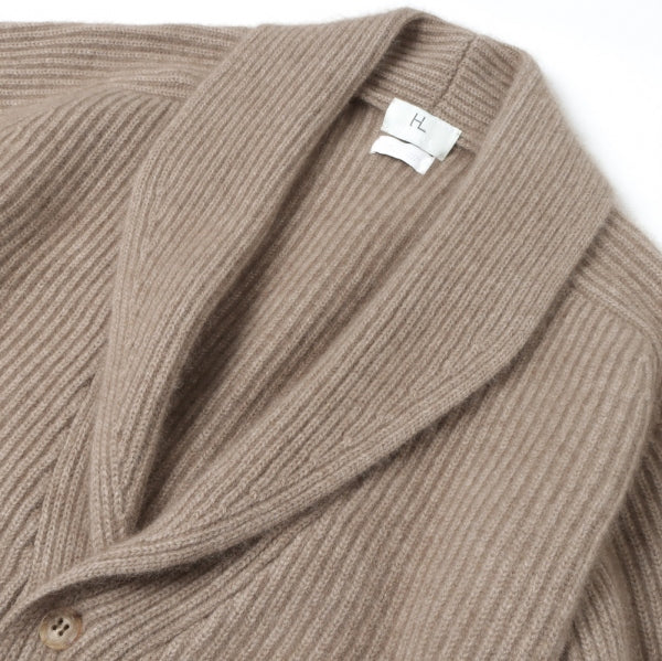 Rib Stitch Shawl cardigan (22-080-HL-8110-3) | HERIL / トップス