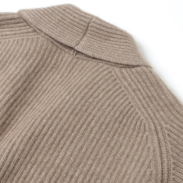 Rib Stitch Shawl cardigan (22-080-HL-8110-3) | HERIL / トップス