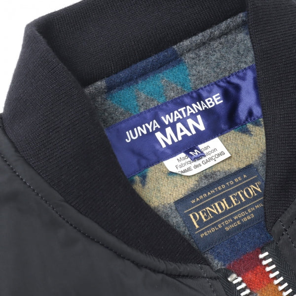 エステルツイルタフタ×ウール綿ジャガードPENDLETON Wネーム