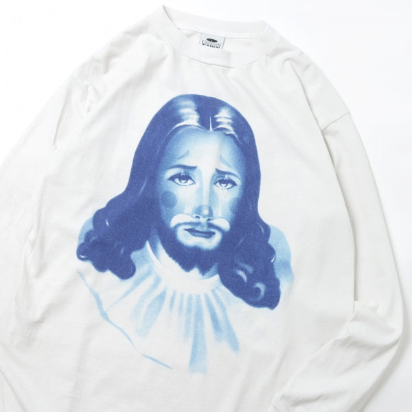 B&R-LS TEE/CLOWN./WHITE (SM-A22-0000-069) | Saint Mxxxxxx