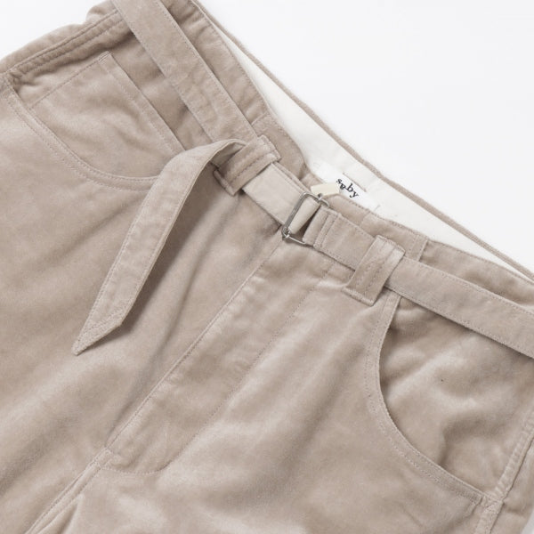 SUPER BIG PANTS - Linen Cotton Velvet - (A-31818) | saby / パンツ