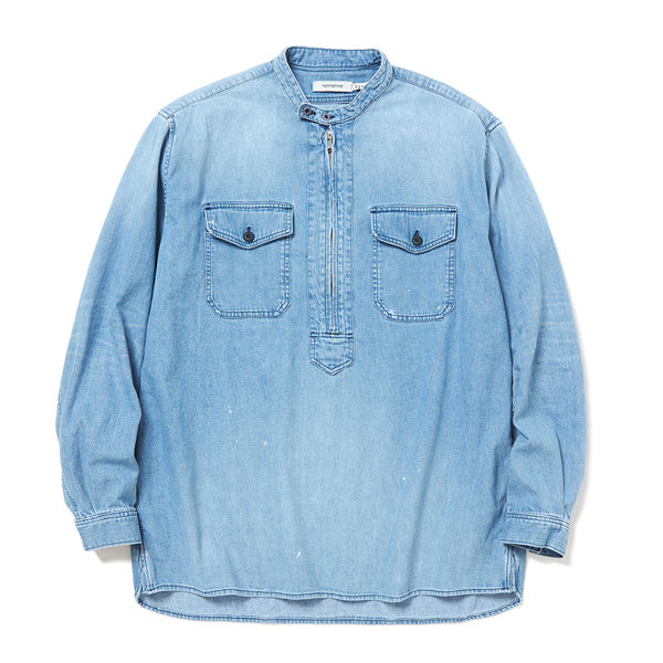 WORKER PULLOVER SHIRT RELAXED FIT COTTON 8oz DENIM (S3616