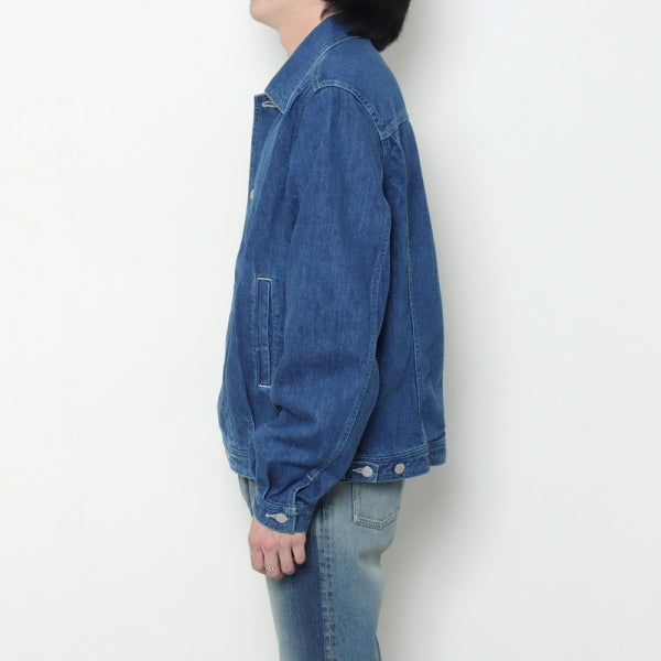 SELVEDGE LIGHT DENIM BLOUSON (A22AB01SD) | AURALEE