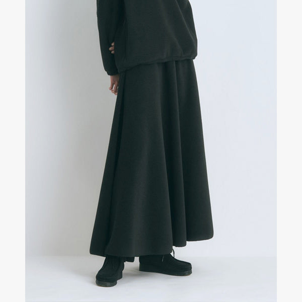 ロングスカートATON POLARTEC FLEECE CIRCLE SKIRT - ロングスカート