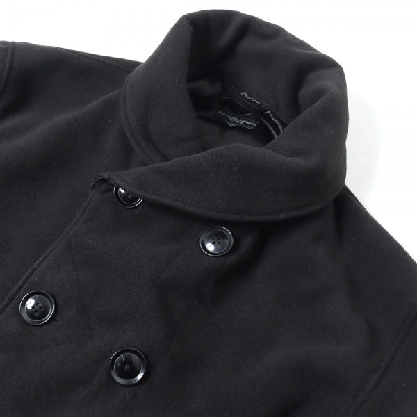 LH Pea Coat - Polyester Fake Melton (LN207) | ENGINEERED GARMENTS 