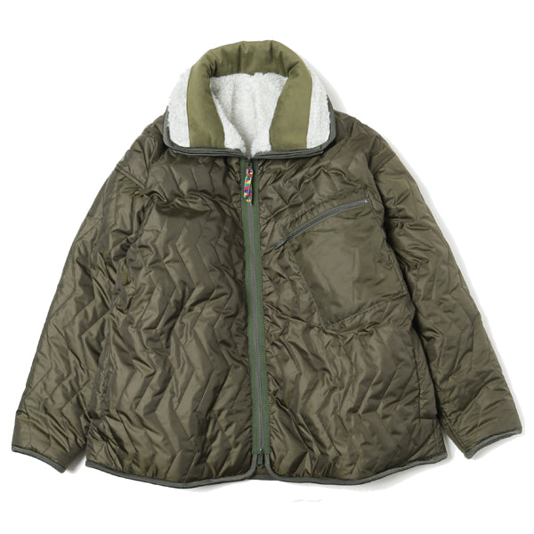 REVERSIBLE QUILTED FLEECE JACKET (31AWJK01) | is-ness / ジャケット