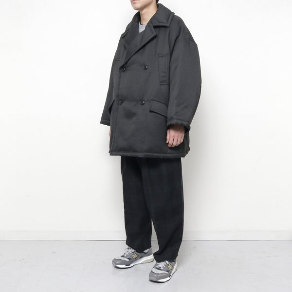 完売】 【is-ness イズネス BIG PADDING COAT】 ピーコート ...