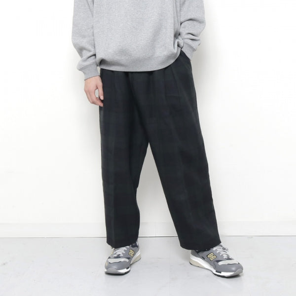 WOOL TUCK TROUSERS (2020AWPT06-1) | is-ness / パンツ (MEN) | is