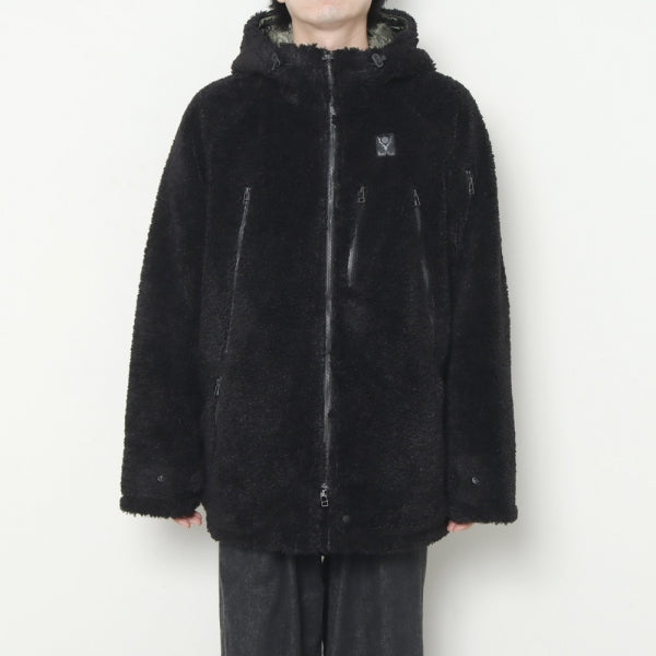 Zipped Coat - Poly Curl Fur (LQ681) | South2 West8 / ジャケット 