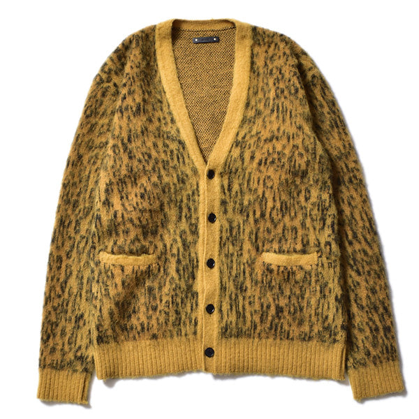 Kid Mohair Leopard Knit Long Cardigan (2210-6001) | MINEDENIM ...