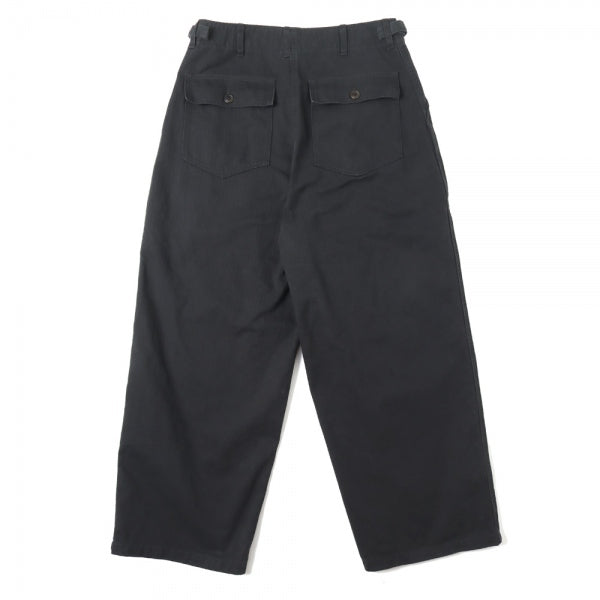 UTILITY PANTS WIDE ORGANIC COTTON HERRINGBONE (M22D-11PT01C