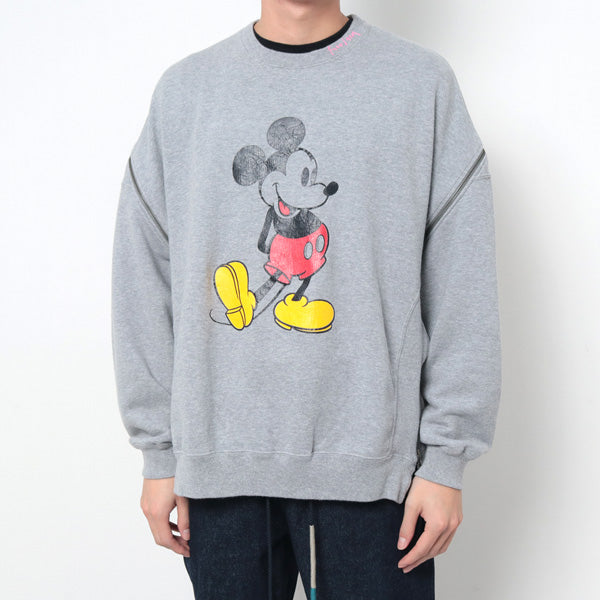 MICKEY ZIPPER CREWNECK (MIMI-SW-U06) | FACETASM / トップス (MEN