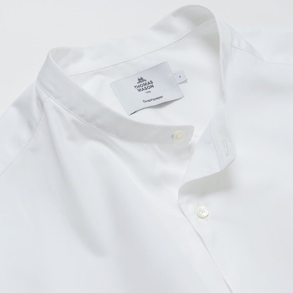 THOMAS MASON for GP Oversized Band Collar Shirt (GM204-50228B) | Graphpaper  / シャツ (MEN) | Graphpaper正規取扱店DIVERSE