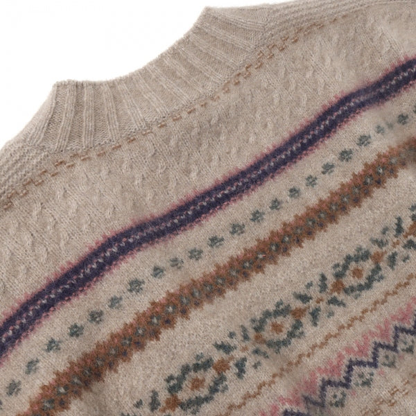 FAIR ISLE MOCK-NECK JUMPER