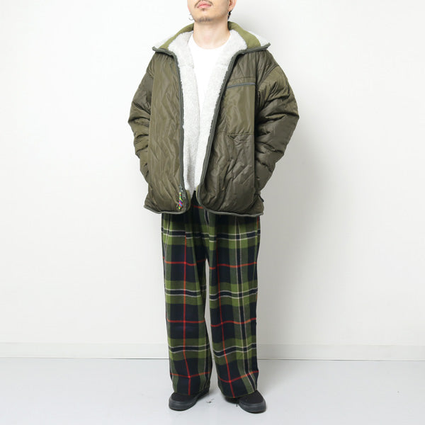 REVERSIBLE QUILTED FLEECE JACKET (31AWJK01) | is-ness / ジャケット